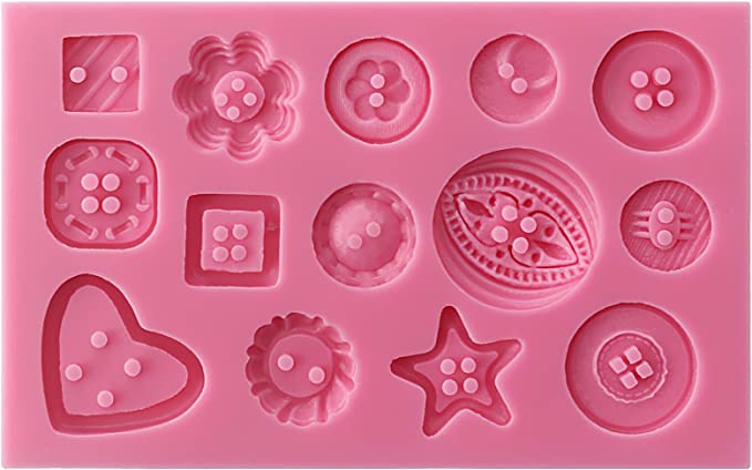 Flexique Buttons Silicone Mould