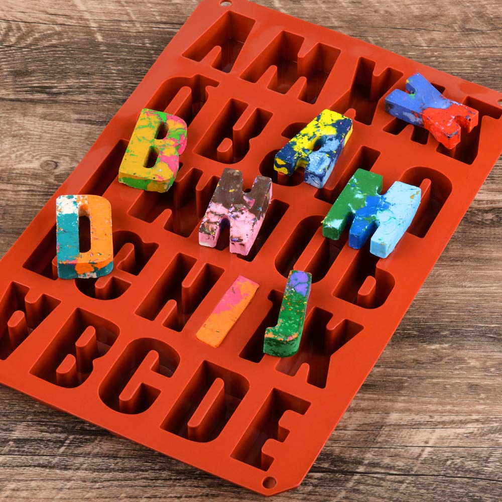 Big Alphabets Silicone Mould