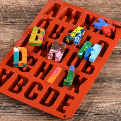 Big Alphabets Silicone Mould