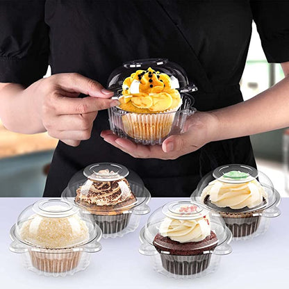 Crystal Clear Individual Cupcake Container