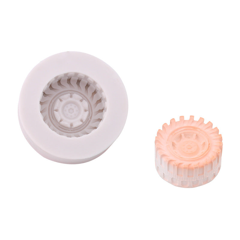 4PC Tire Silicone Mould