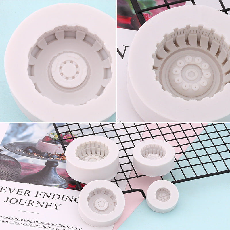 4PC Tire Silicone Mould