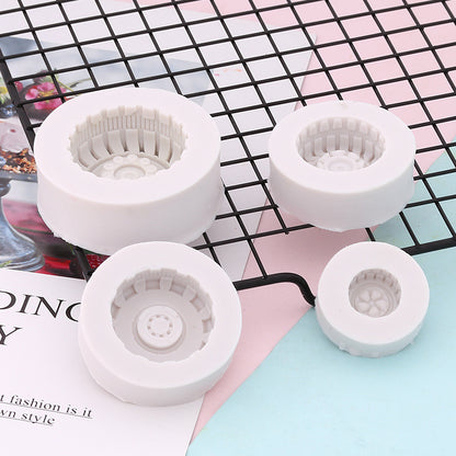 4PC Tire Silicone Mould