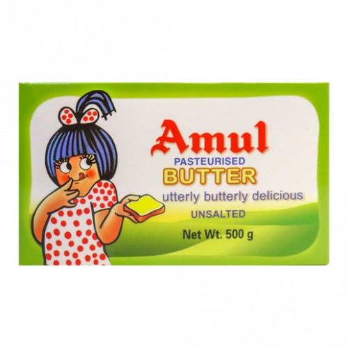 Amul Butter 500g Unsalted