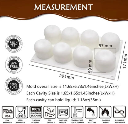 3D Apple Fruit Silicone Mould