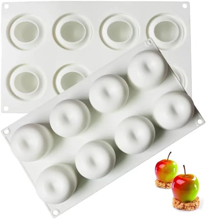 3D Apple Fruit Silicone Mould