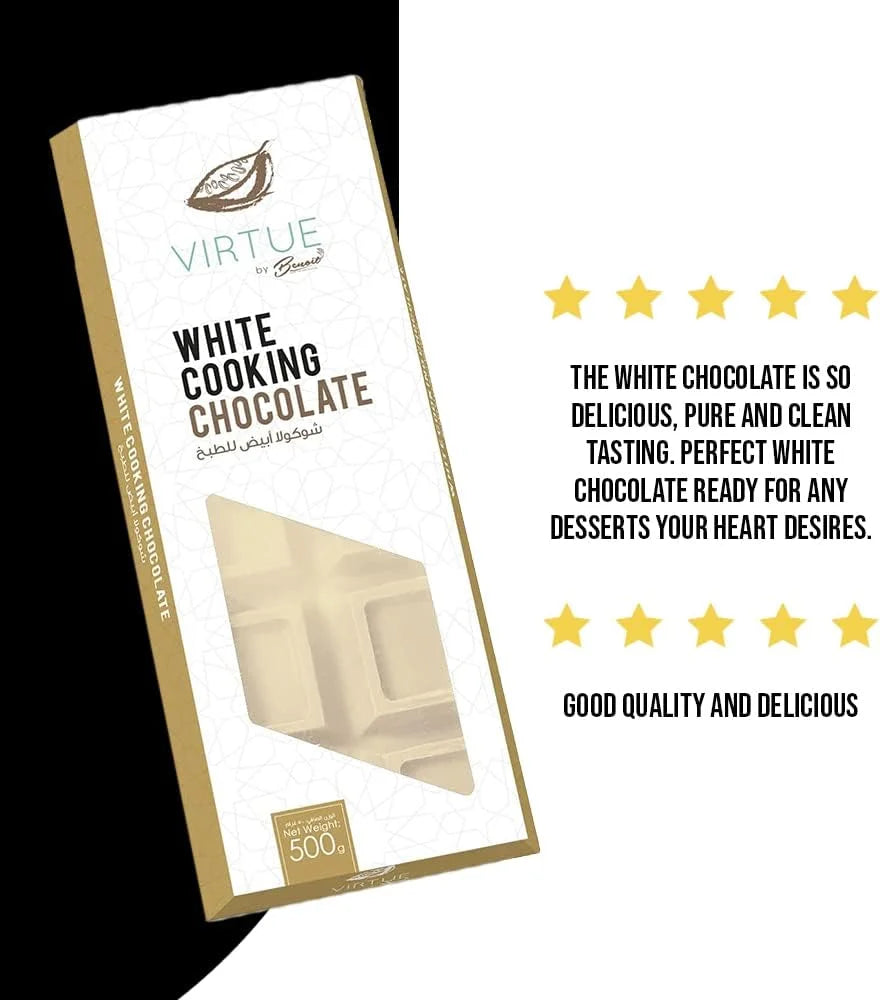 Benoit White Compound Chocolate Bar / Block 500g