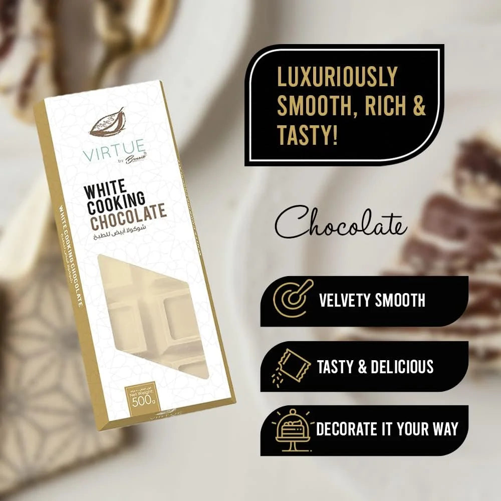 Benoit White Compound Chocolate Bar / Block 500g