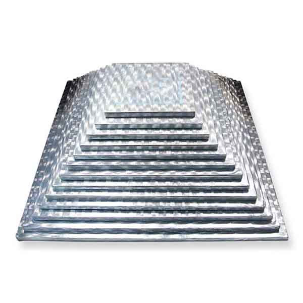 Cake Drum/Thick Board Square Silver