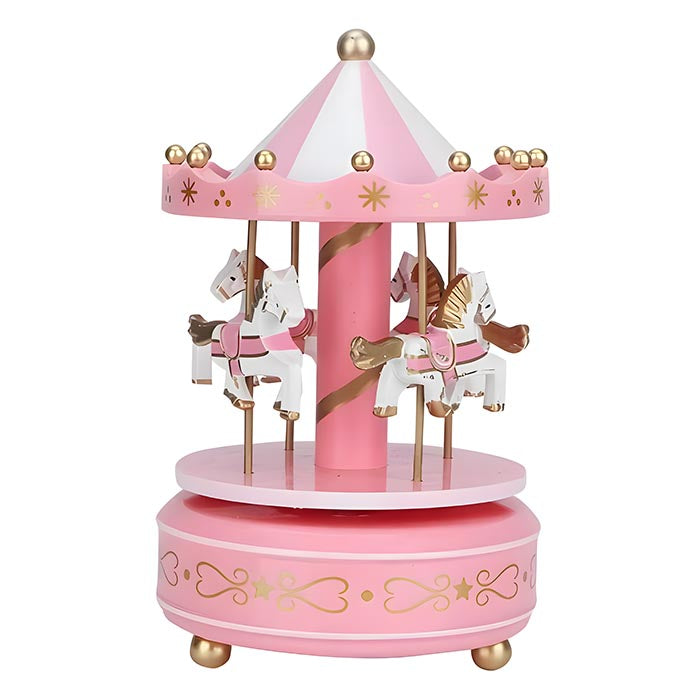 Wooden Carousel Horse Cake Topper