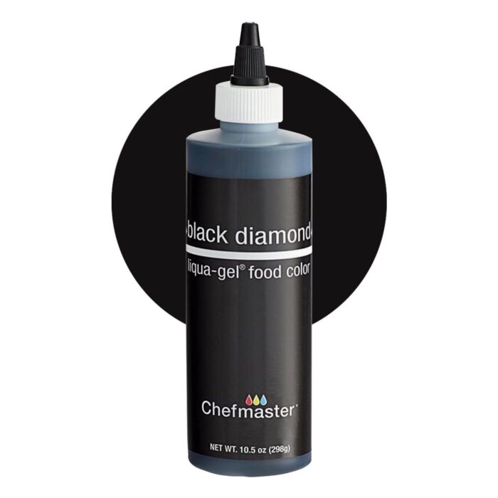 Chefmaster Liqua-Gel Color Black Diamond 10,5 унций/298 г