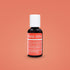A bottle of Chefmaster Liqua-Gel food coloring in Deep Pink color, made in the USA.