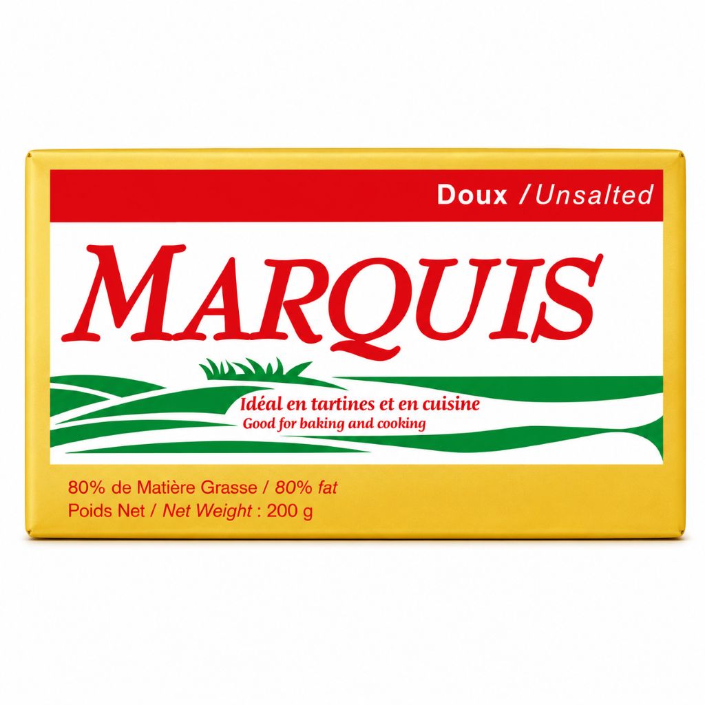 Marquis Unsalted 80% Fat – 200 g