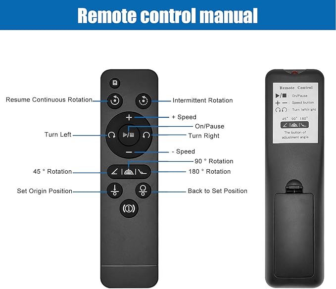 3 in 1 Smart Electric Turntable Display Stand with Remote Control
