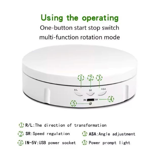 Smart Electric Turntable Display Stand