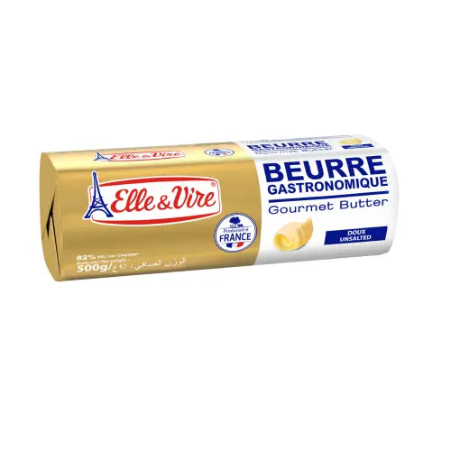 Elle &amp; Vire Unsalted Butter Roll 500G