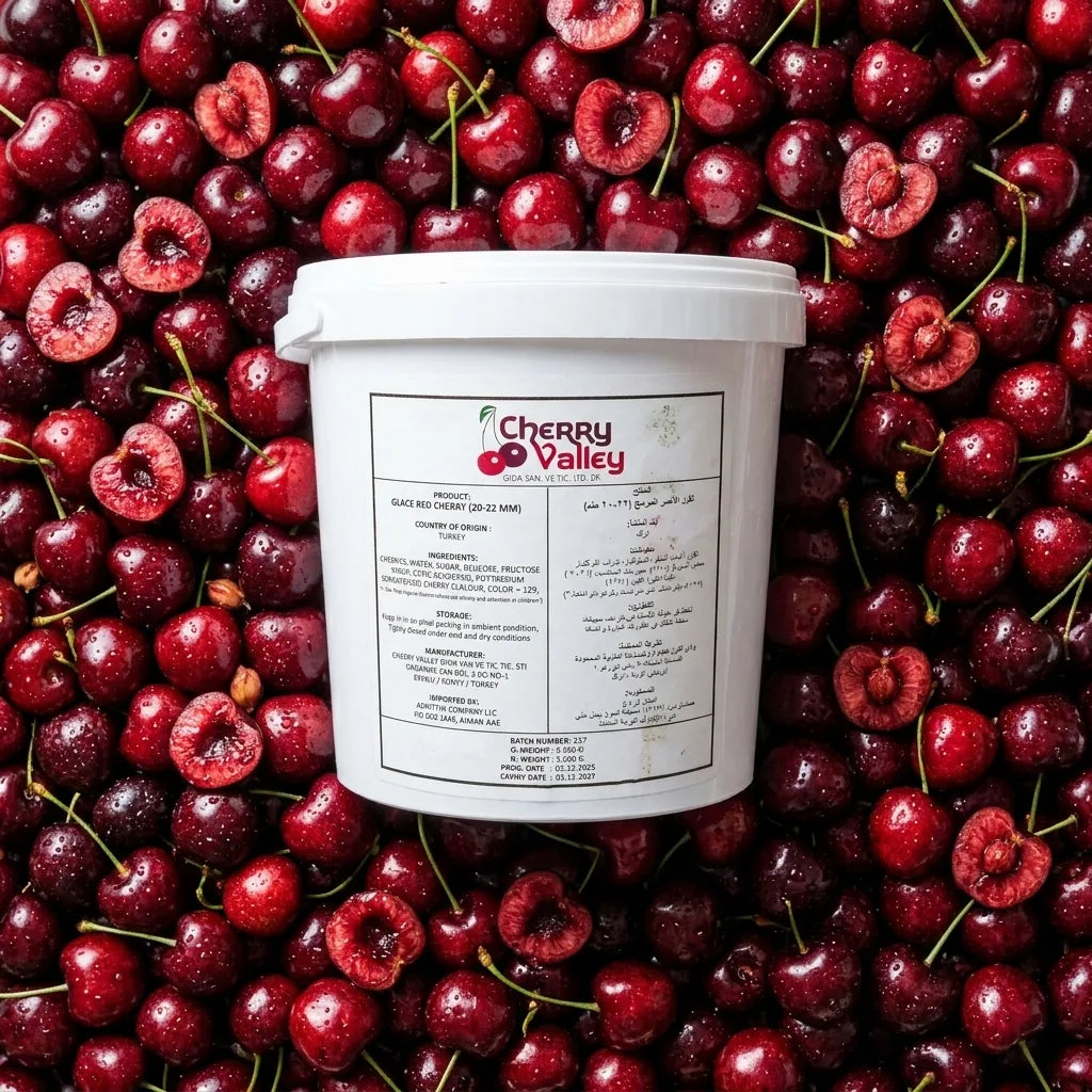 Glazed Red Cherry 20-22mm 5kg