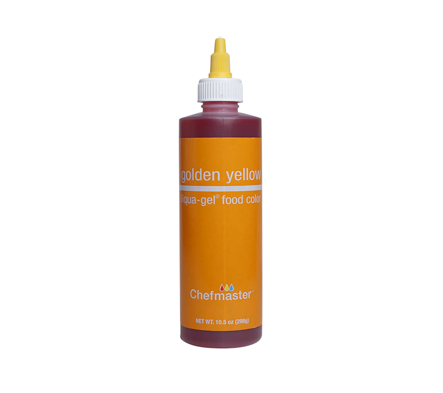 Chefmaster Liqua-Gel Color Golden Yellow 10.5oz/298g