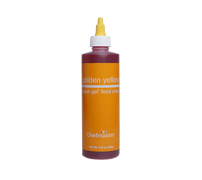 Chefmaster Liqua-Gel Color Golden Yellow 10.5oz/298g