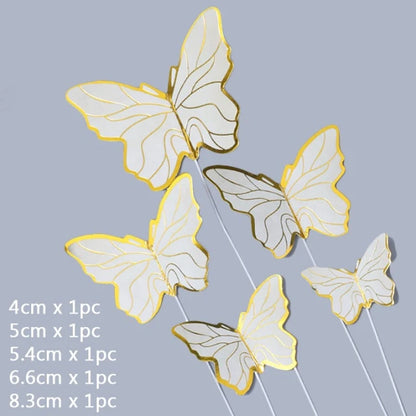 Butterfly Cake Topper - 10PC