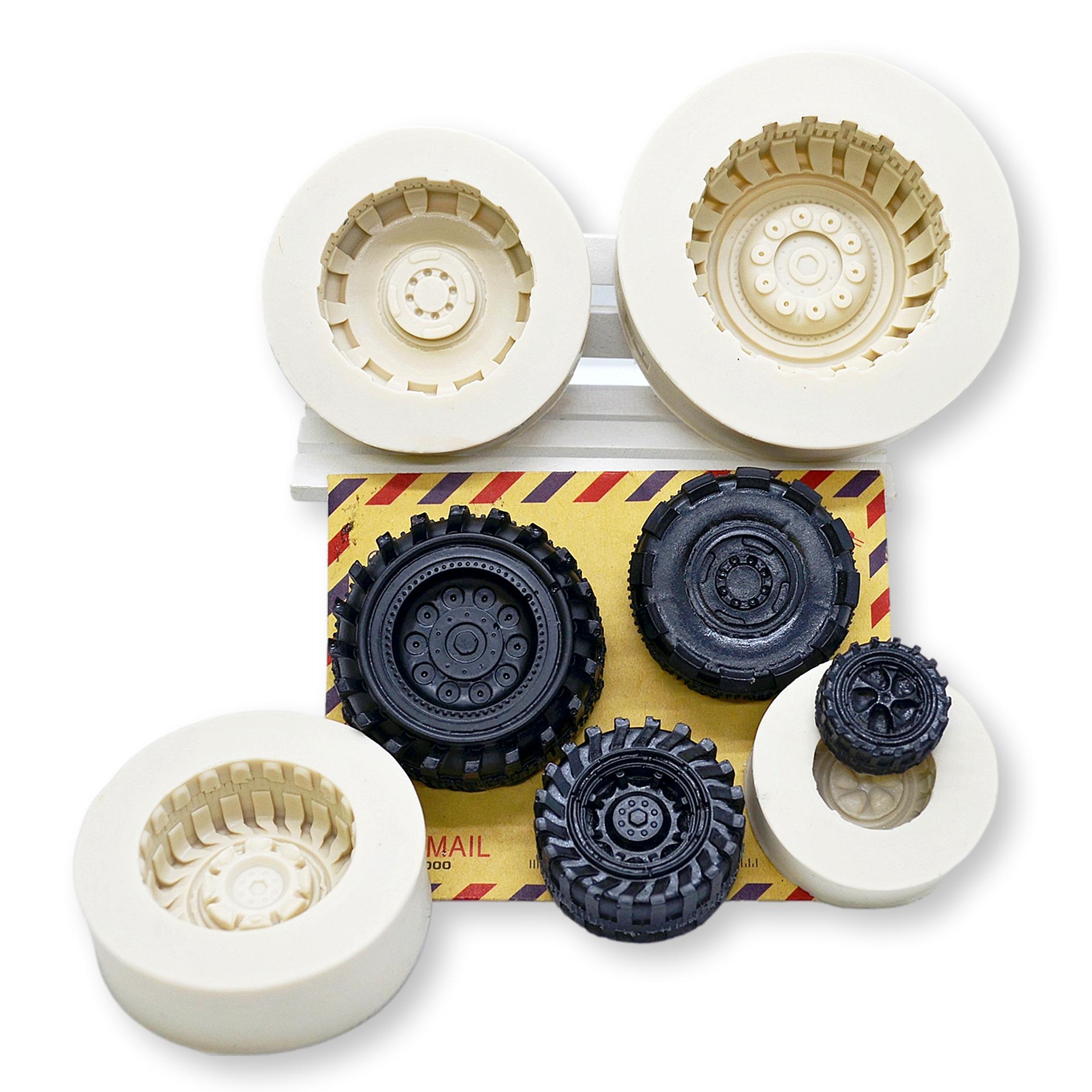 4PC Tire Silicone Mould