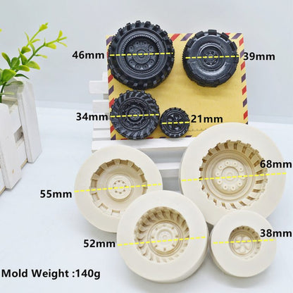 4PC Tire Silicone Mould