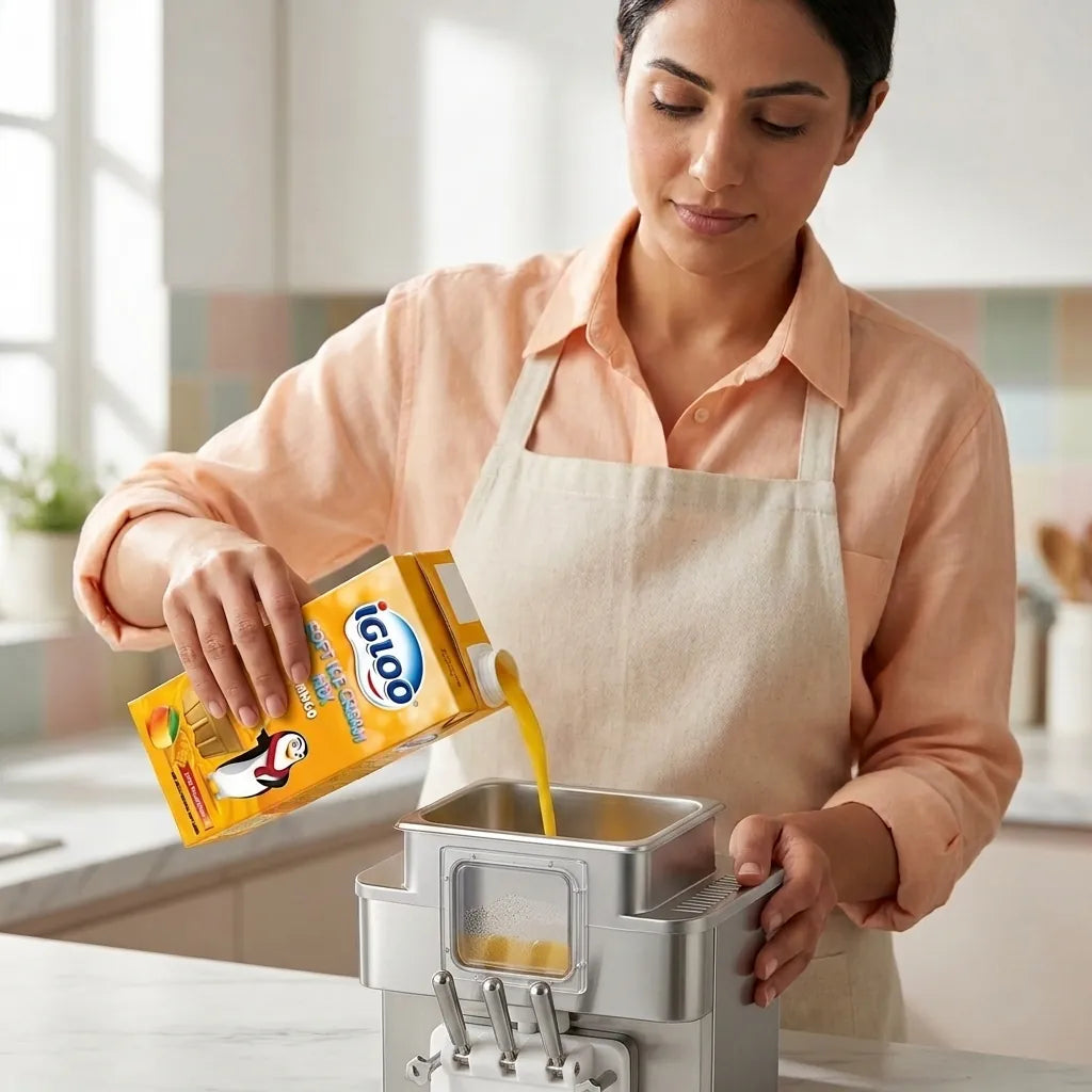 Igloo Mango Soft Ice Cream Mix 1L