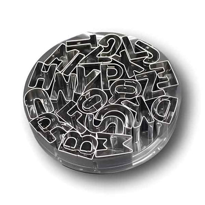 Stainless Steel Alphabet Cookie Cutters