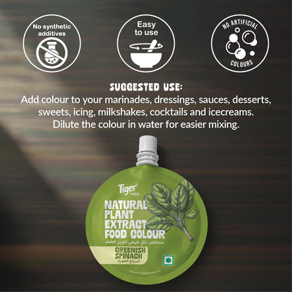 Tiger Natural Food Colour Green