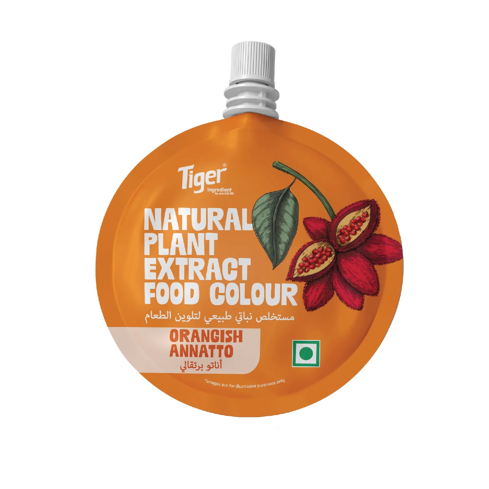 Tiger Natural Food Colour Orange