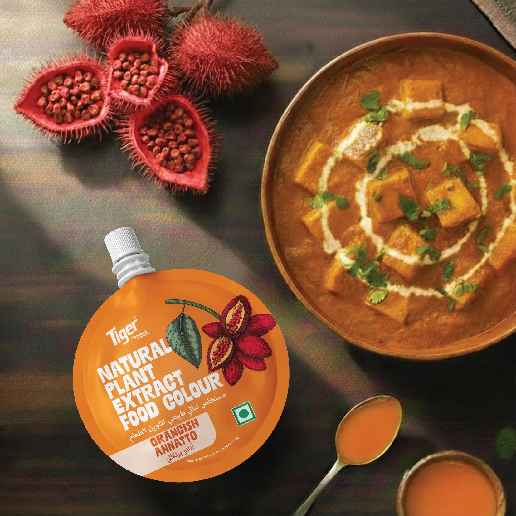 Tiger Natural Food Colour Orange