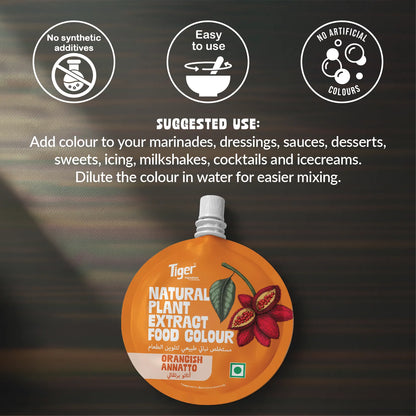 Tiger Natural Food Colour Orange