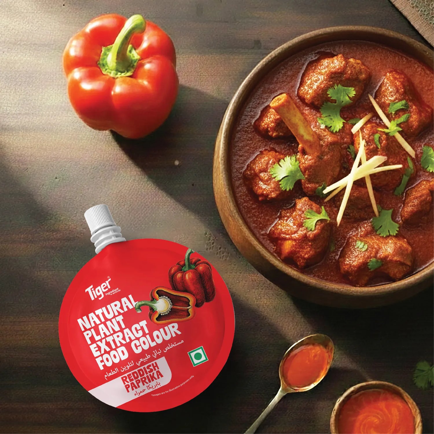Tiger Natural Food Colour Red