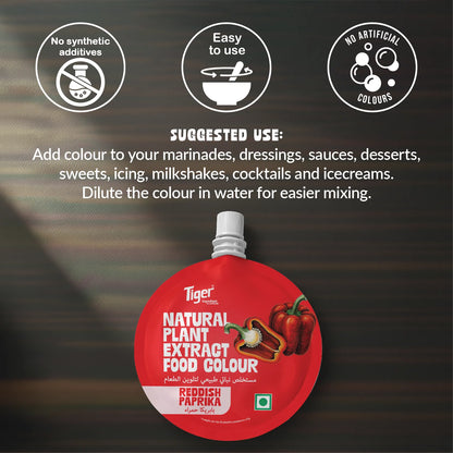 Tiger Natural Food Colour Red
