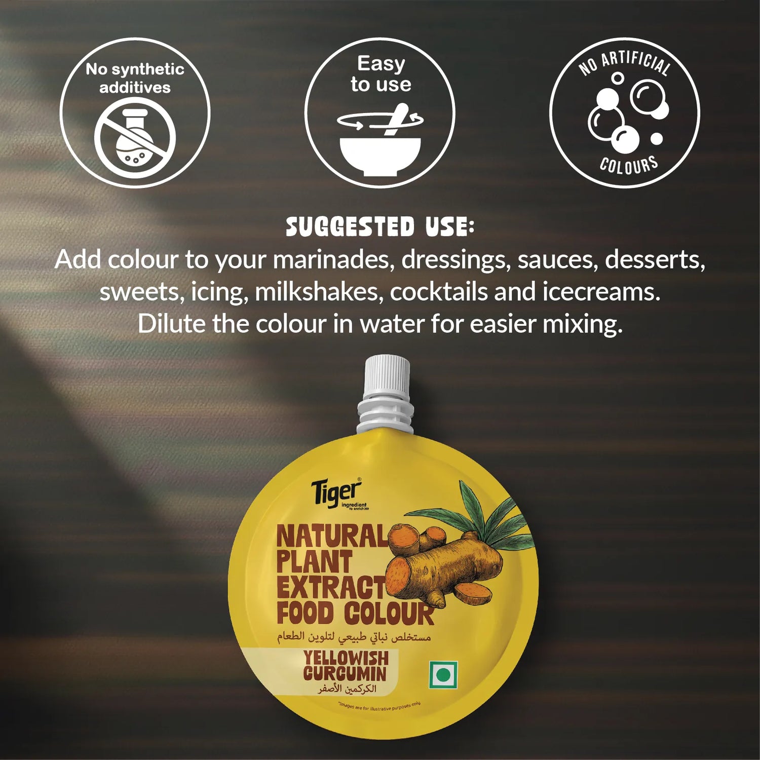 Tiger Natural Food Colour Yellow