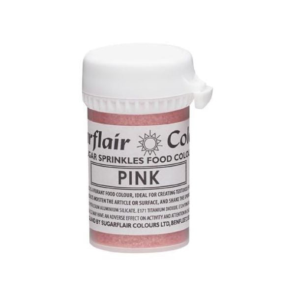 Sugarflair Sugar Sprinkles Pink 20g