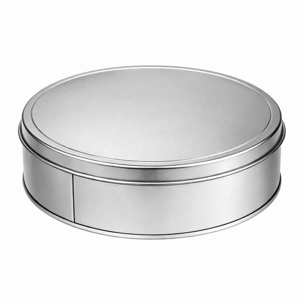 Silver Round Dream Cake Tin - Model 2