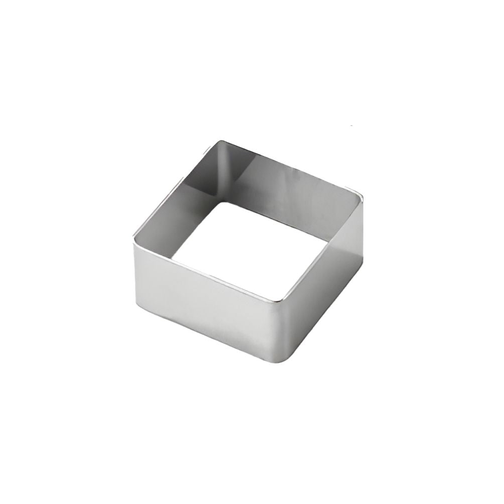 Stainless Steel Square Ring D6cm x H2.5cm