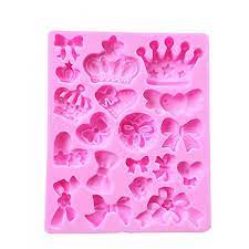 Mini Bows &amp;amp; Crown Silicone Mould