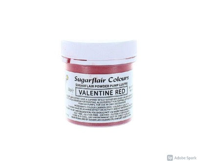 Sugarflair Edible Glitter Dust Powder 25g - Valentine Red