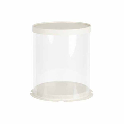 Round PVC Tall Cake Box 10 x H12 inch