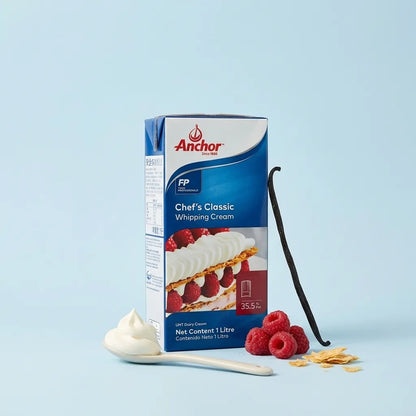 Anchor Whipping Cream 35.5% Fat 1ltr