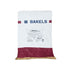 Bag of Bakels red velvet cake mix on a white background