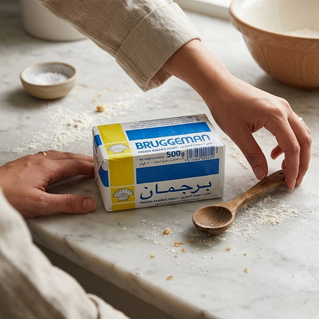 Fresh Yast Bruggeman Frozen Fresh Yeast 500g Online in The UAE – Cake Craft UAE
