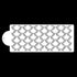 The image features a cake stencil, labeled &