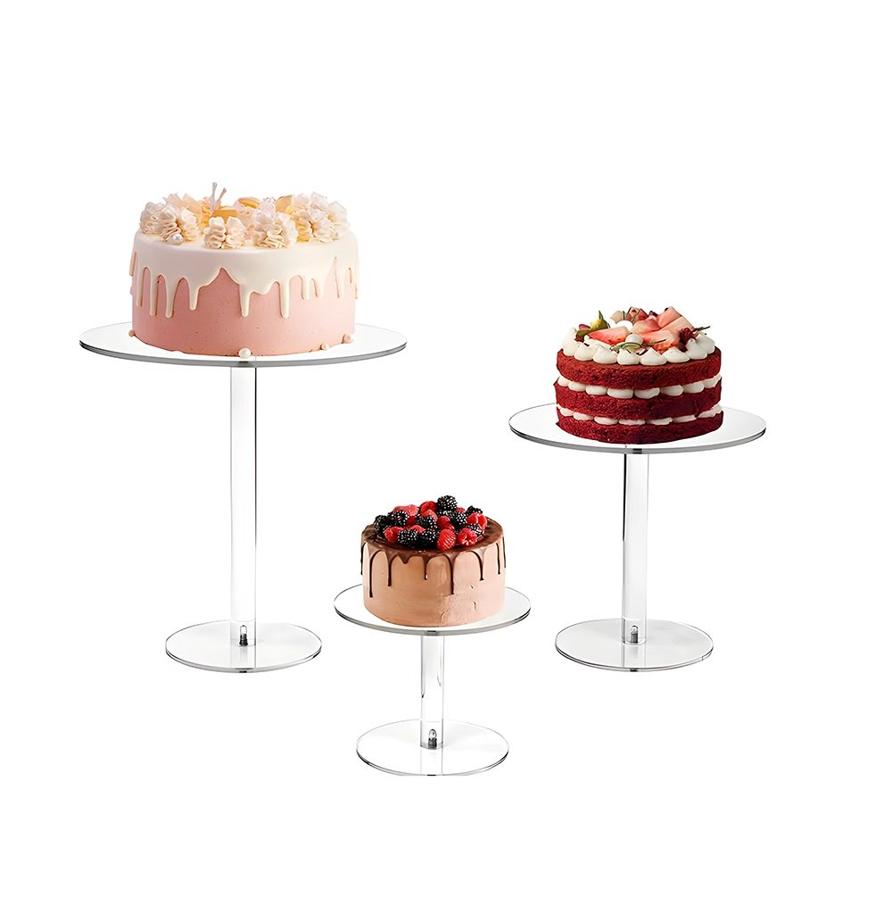 Acrylic Round Cake Stand