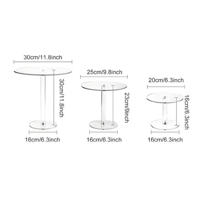 Acrylic Round Cake Stand