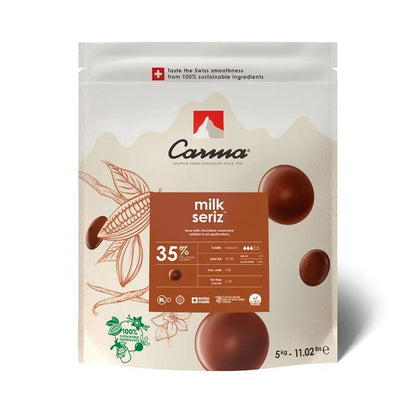 Carma Chocolate - Milk Seriz 35% - Drops - 5kg Bag