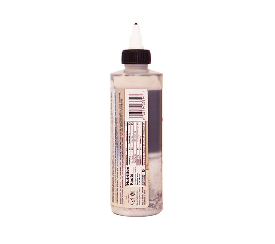 Chefmaster airbrush silver Bottle with a label on a white background