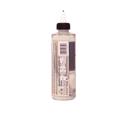 Chefmaster airbrush silver Bottle with a label on a white background